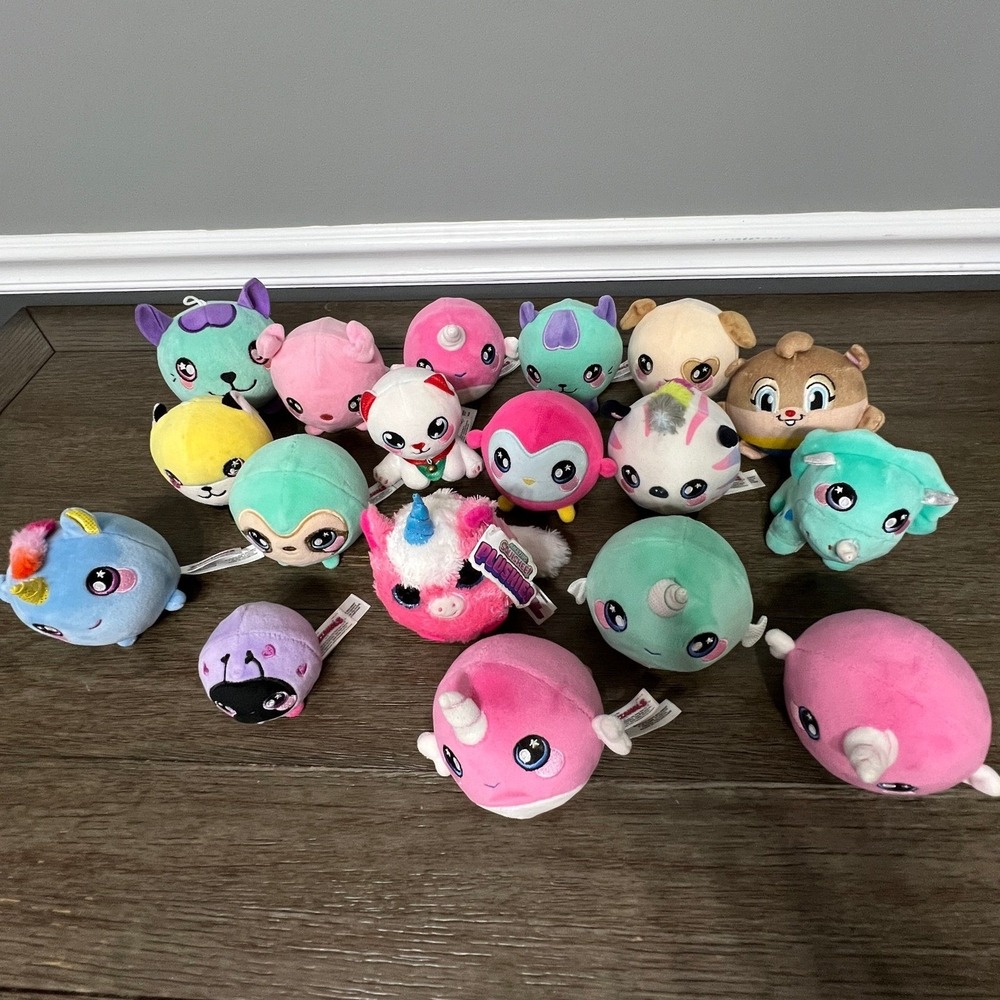 Squeezamals Plush Lot of 18 Slow Rise Squishy Stuffed Animal‎ Toys